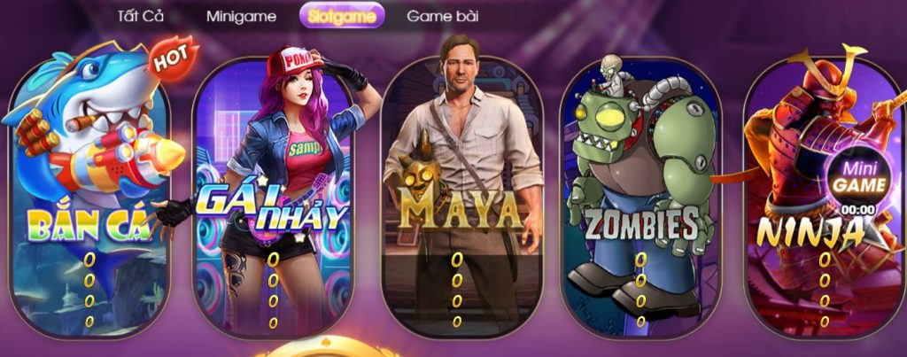 Những trò chơi có tại cổng game Nohu