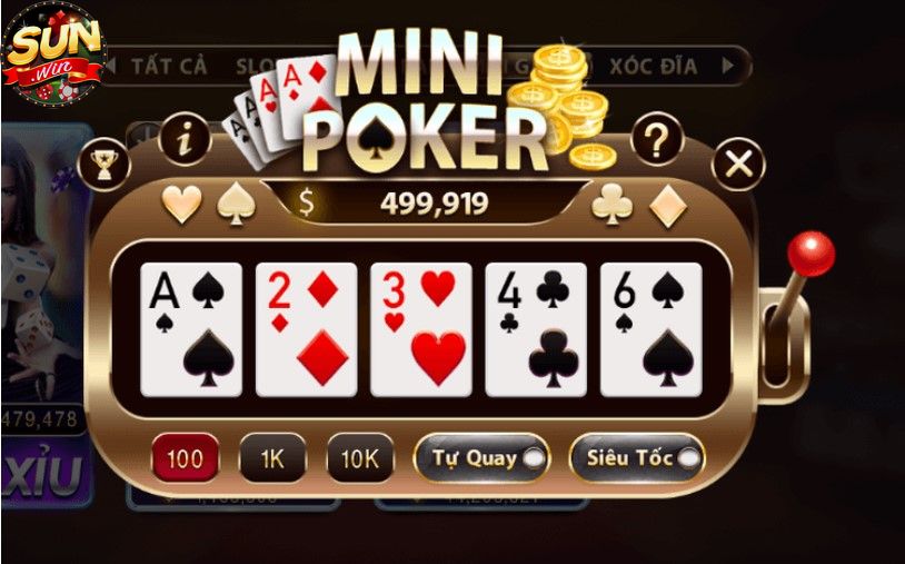 Hướng dẫn chơi Mini Poker Sunwin hiệu quả nhất hiện nay