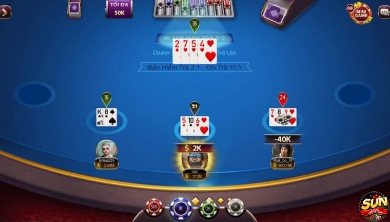 Hướng dẫn chơi blackjack Sunwin