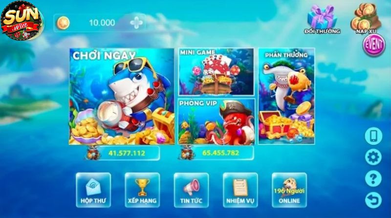 Giao diện game đẳng cấp - thân thiện