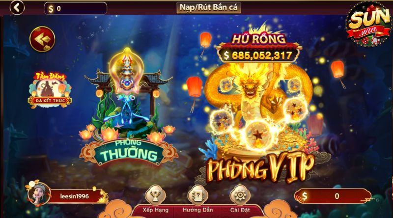 Giới thiệu game Vua săn cá Sunwin