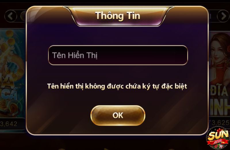 Tạo tên hiển thị 