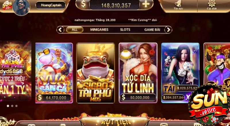 Kho game đa dạng và phong phú cho anh em tha hồ trải nghiệm