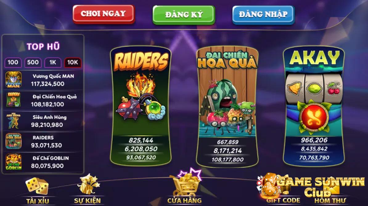 Tổng hợp những trò chơi có tại game manvip