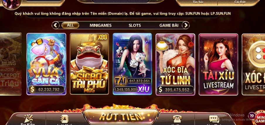 Đôi nét thông tin cơ bản về cổng game Sunvn1