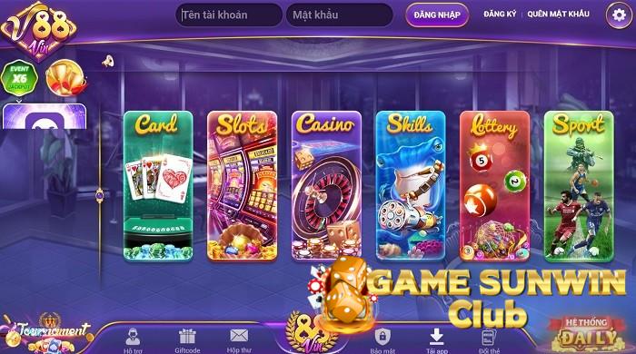 Khám phá những trò chơi thú vị chỉ có tại cổng game V88 Vin