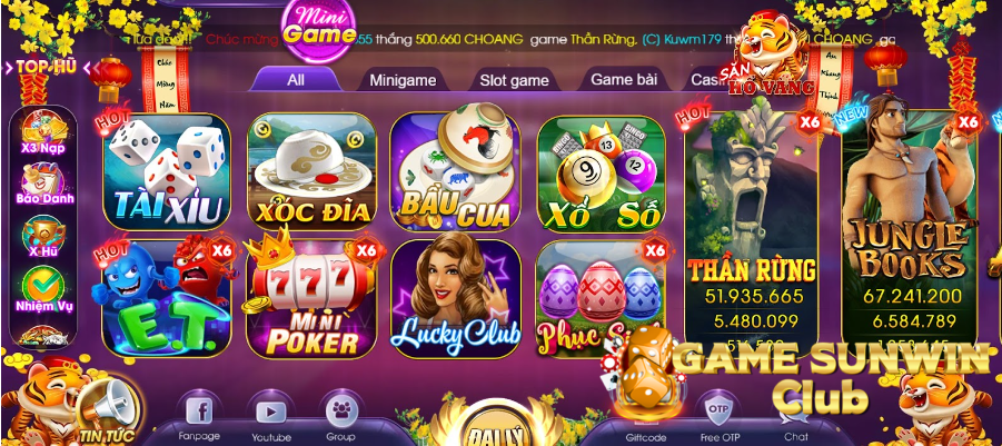 Những trò chơi hấp dẫn tại cổng game Sieuhu mà anh em không thể bỏ qua