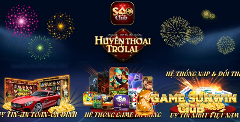 Đôi nét về cổng game bài đổi thưởng Saoclub